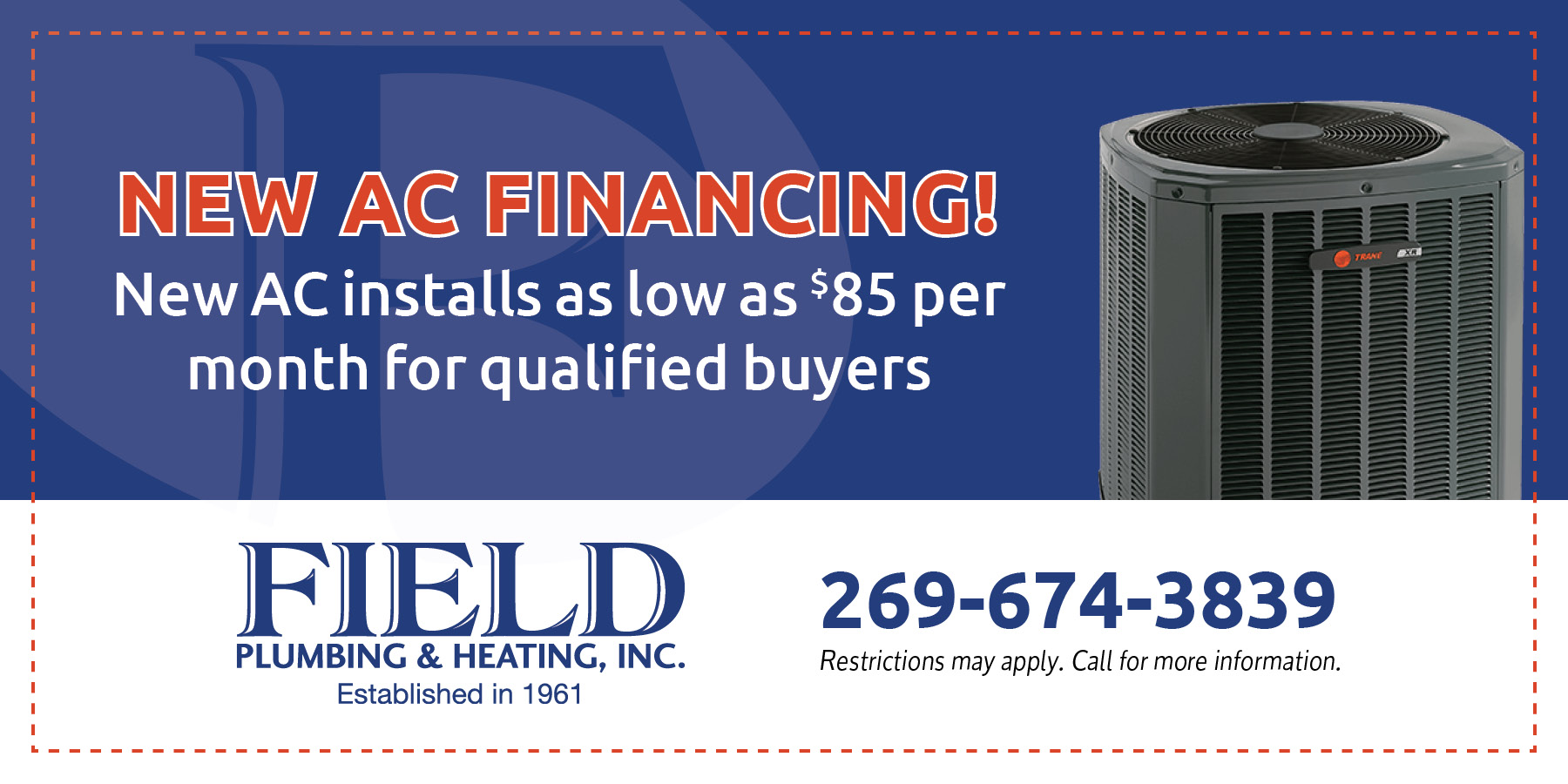 new ac financing available.