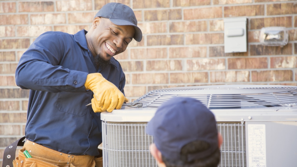 HVAC maintenance service.